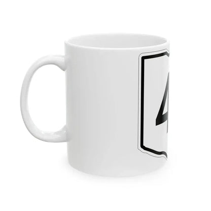 OH-48 1960 (Ohio) (Road Sign) White Coffee Mug - Go Mug Yourself