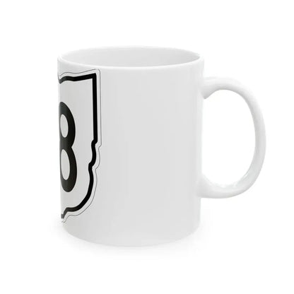 OH-48 1960 (Ohio) (Road Sign) White Coffee Mug - Go Mug Yourself
