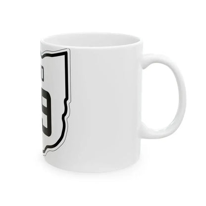 OH-49 1927 (Ohio) (Road Sign) White Coffee Mug - Go Mug Yourself