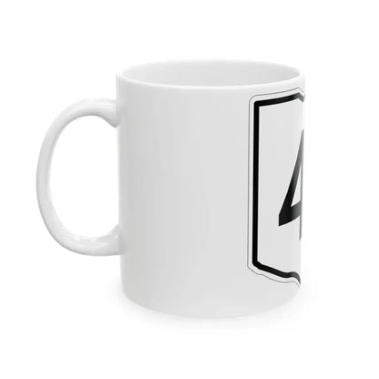 OH-49 1960 (Ohio) (Road Sign) White Coffee Mug - Go Mug Yourself