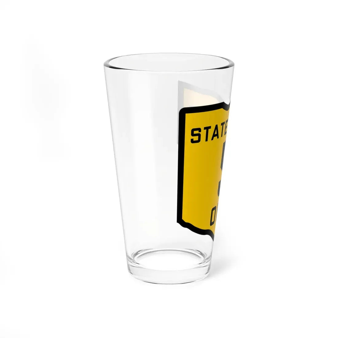 OH-5 1920 (Ohio) (Road Sign) Pint Glass 16oz - Go Mug Yourself