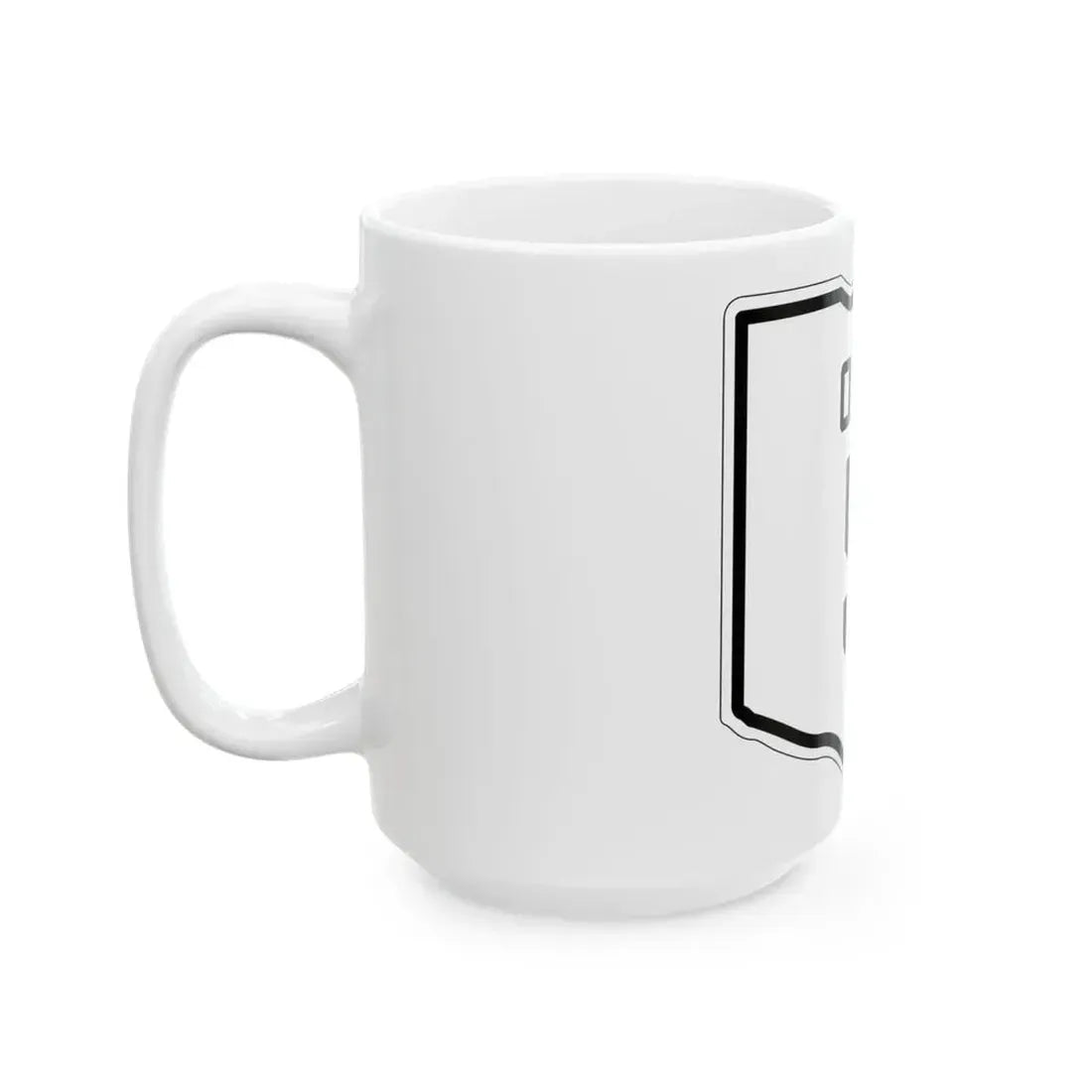 OH-5 1927 (Ohio) (Road Sign) White Coffee Mug - Go Mug Yourself
