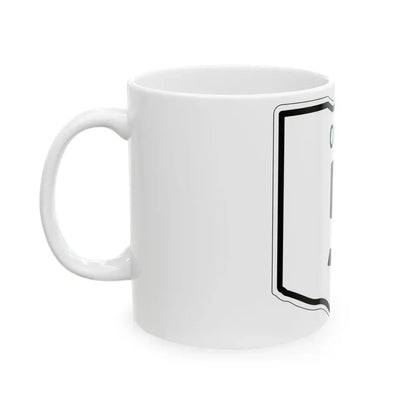 OH-5 1948 (Ohio) (Road Sign) White Coffee Mug - Go Mug Yourself
