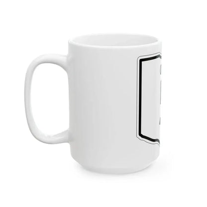 OH-5 1948 (Ohio) (Road Sign) White Coffee Mug - Go Mug Yourself