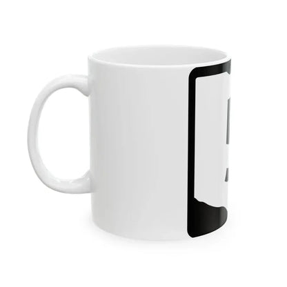 OH-5 (Ohio) (Road Sign) White Coffee Mug - Go Mug Yourself