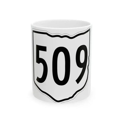 OH-509 1960 (Ohio) (Road Sign) White Coffee Mug 11oz - Go Mug Yourself