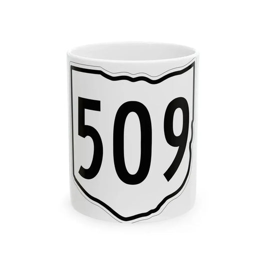 OH-509 1960 (Ohio) (Road Sign) White Coffee Mug 11oz - Go Mug Yourself