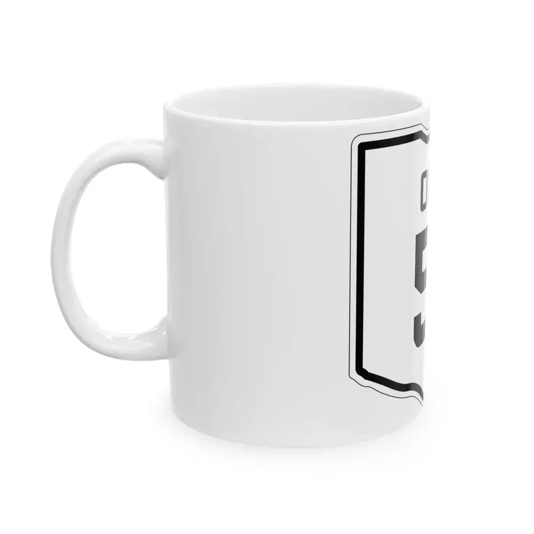 OH-51 1927 (Ohio) (Road Sign) White Coffee Mug - Go Mug Yourself