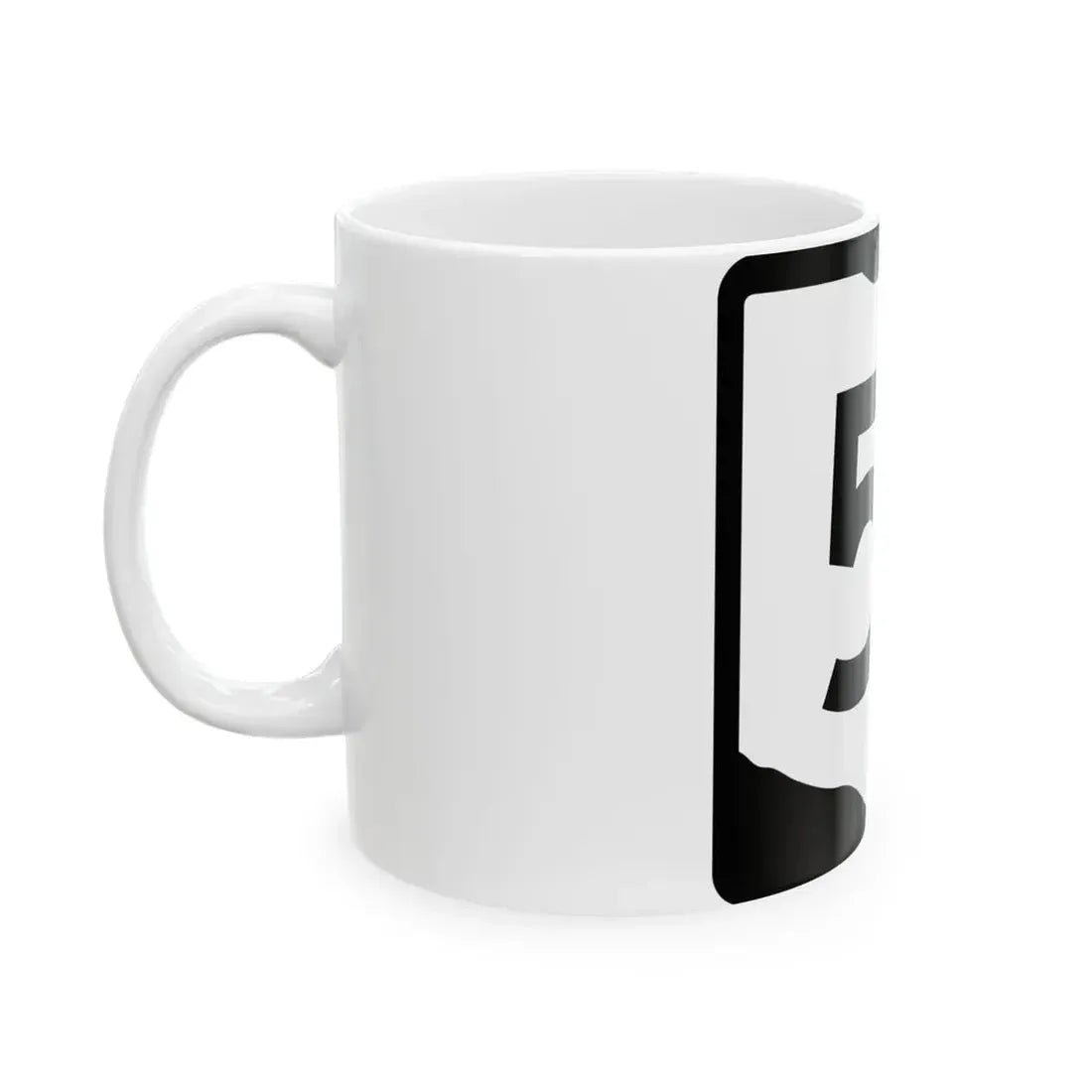 OH-51 (Ohio) (Road Sign) White Coffee Mug - Go Mug Yourself