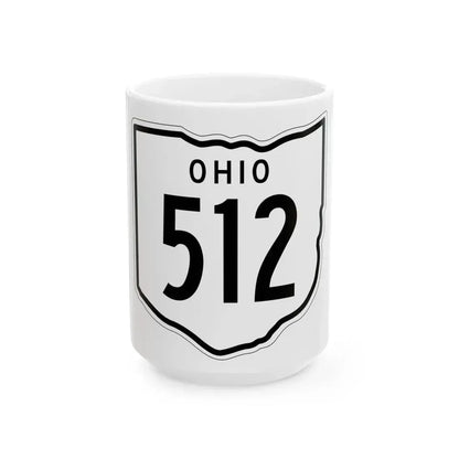 OH-512 1948 (Ohio) (Road Sign) White Coffee Mug 15oz - Go Mug Yourself