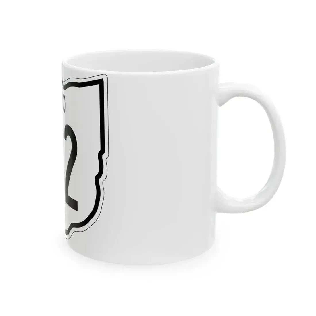 OH-512 1948 (Ohio) (Road Sign) White Coffee Mug - Go Mug Yourself