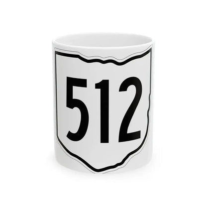OH-512 1960 (Ohio) (Road Sign) White Coffee Mug 11oz - Go Mug Yourself