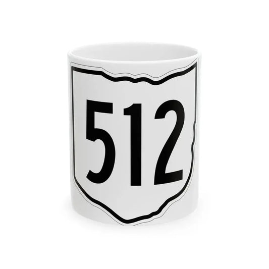 OH-512 1960 (Ohio) (Road Sign) White Coffee Mug 11oz - Go Mug Yourself