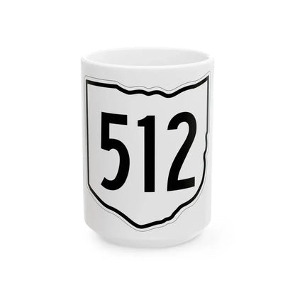 OH-512 1960 (Ohio) (Road Sign) White Coffee Mug 15oz - Go Mug Yourself