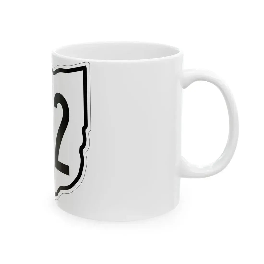 OH-512 1960 (Ohio) (Road Sign) White Coffee Mug - Go Mug Yourself