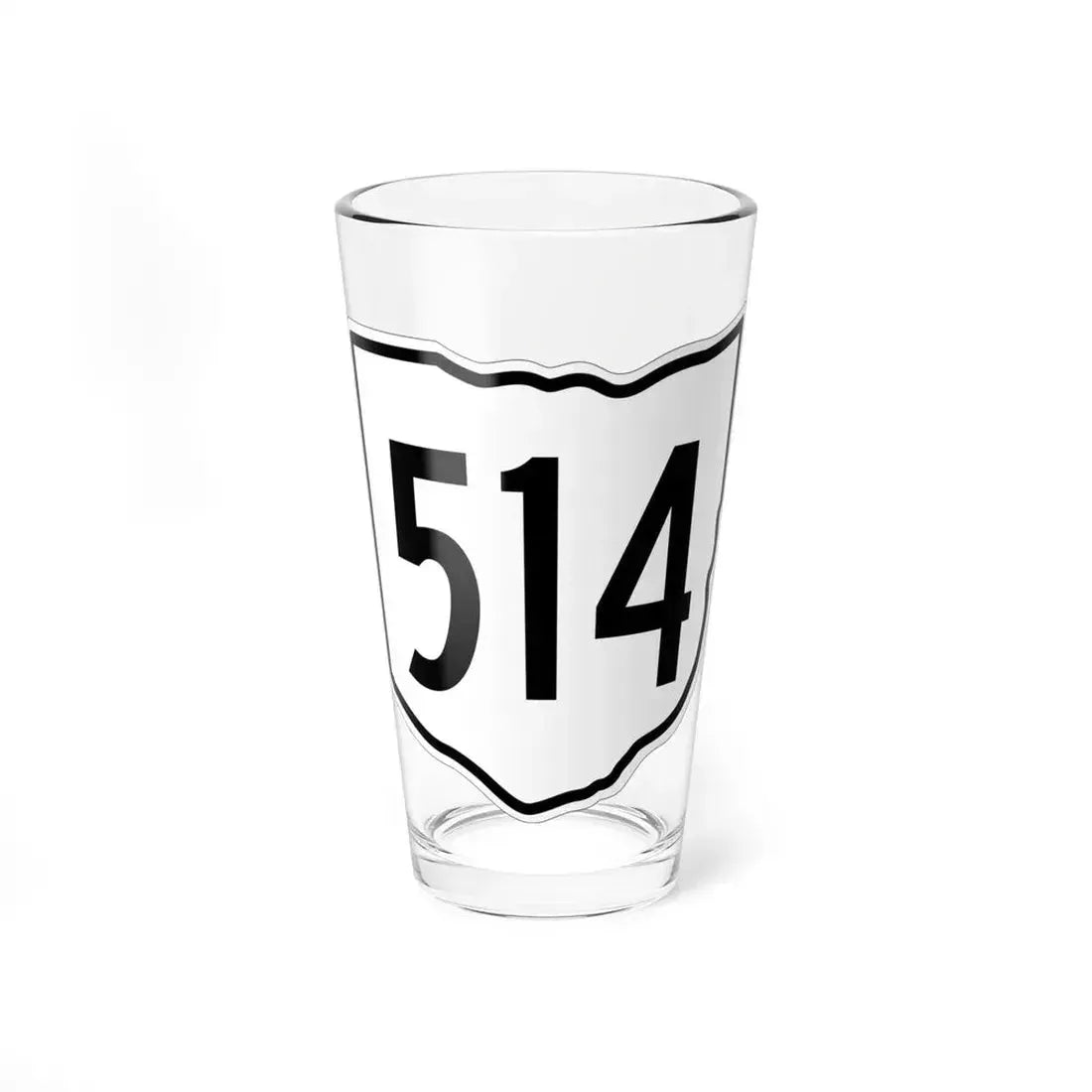 OH-514 1960 (Ohio) (Road Sign) Pint Glass 16oz 16oz - Go Mug Yourself