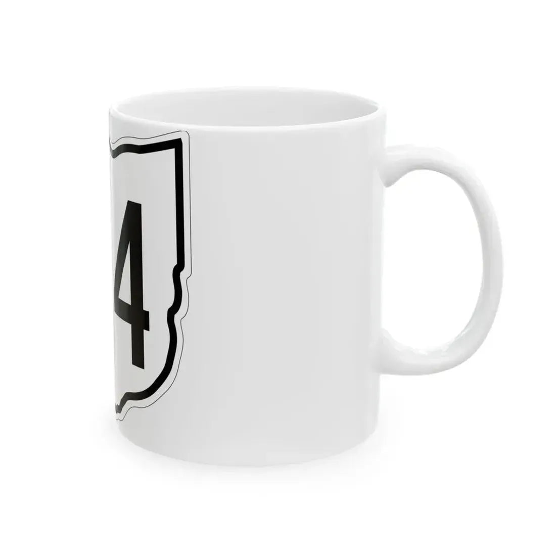 OH-514 1960 (Ohio) (Road Sign) White Coffee Mug - Go Mug Yourself