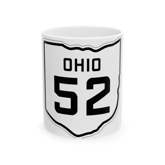 OH-52 1927 (Ohio) (Road Sign) White Coffee Mug 11oz - Go Mug Yourself