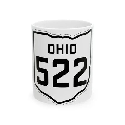 OH-522 1927 (Ohio) (Road Sign) White Coffee Mug 11oz - Go Mug Yourself