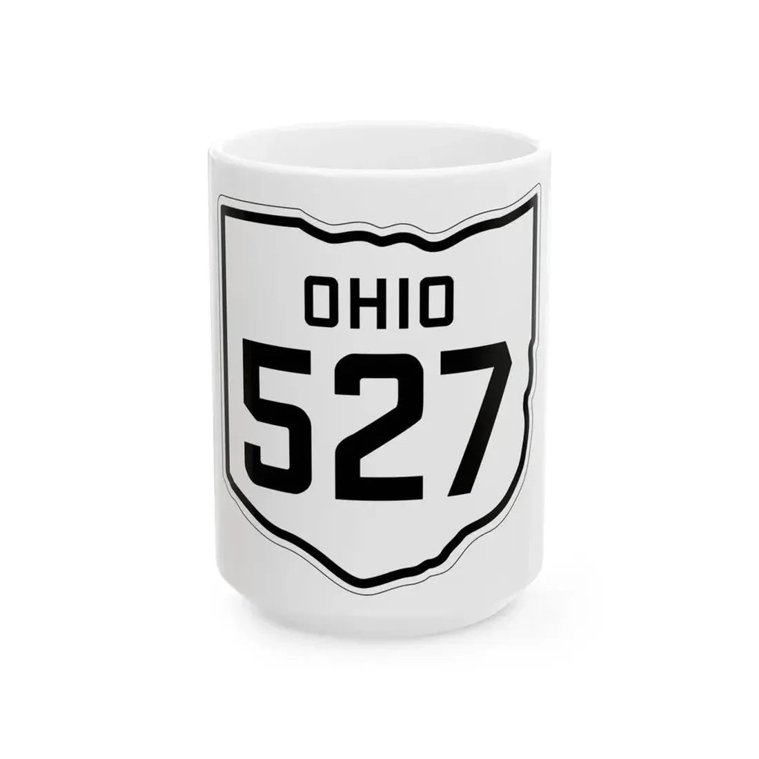 OH-527 1927 (Ohio) (Road Sign) White Coffee Mug 15oz - Go Mug Yourself