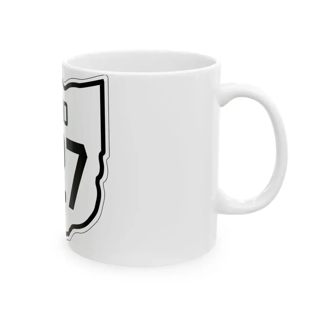 OH-527 1927 (Ohio) (Road Sign) White Coffee Mug - Go Mug Yourself