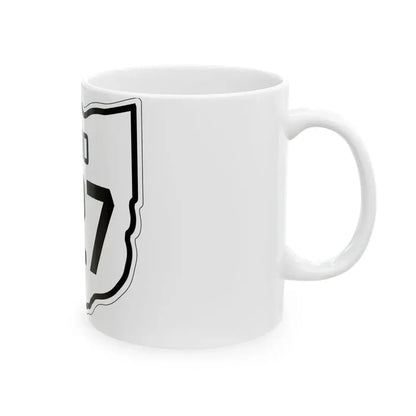 OH-527 1927 (Ohio) (Road Sign) White Coffee Mug - Go Mug Yourself