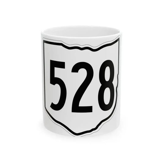 OH-528 1960 (Ohio) (Road Sign) White Coffee Mug 11oz - Go Mug Yourself