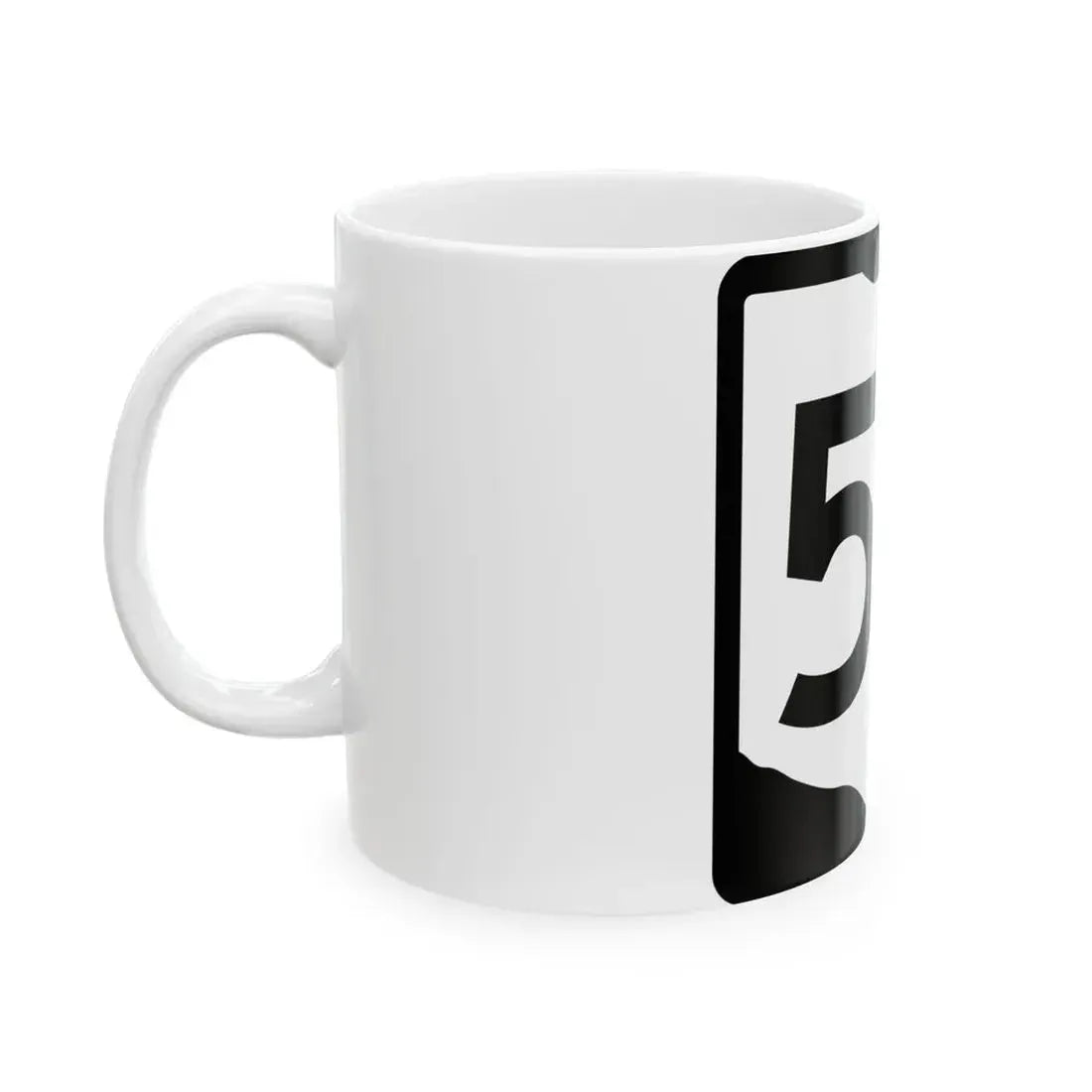 OH-53 (Ohio) (Road Sign) White Coffee Mug - Go Mug Yourself