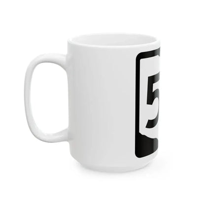 OH-53 (Ohio) (Road Sign) White Coffee Mug - Go Mug Yourself