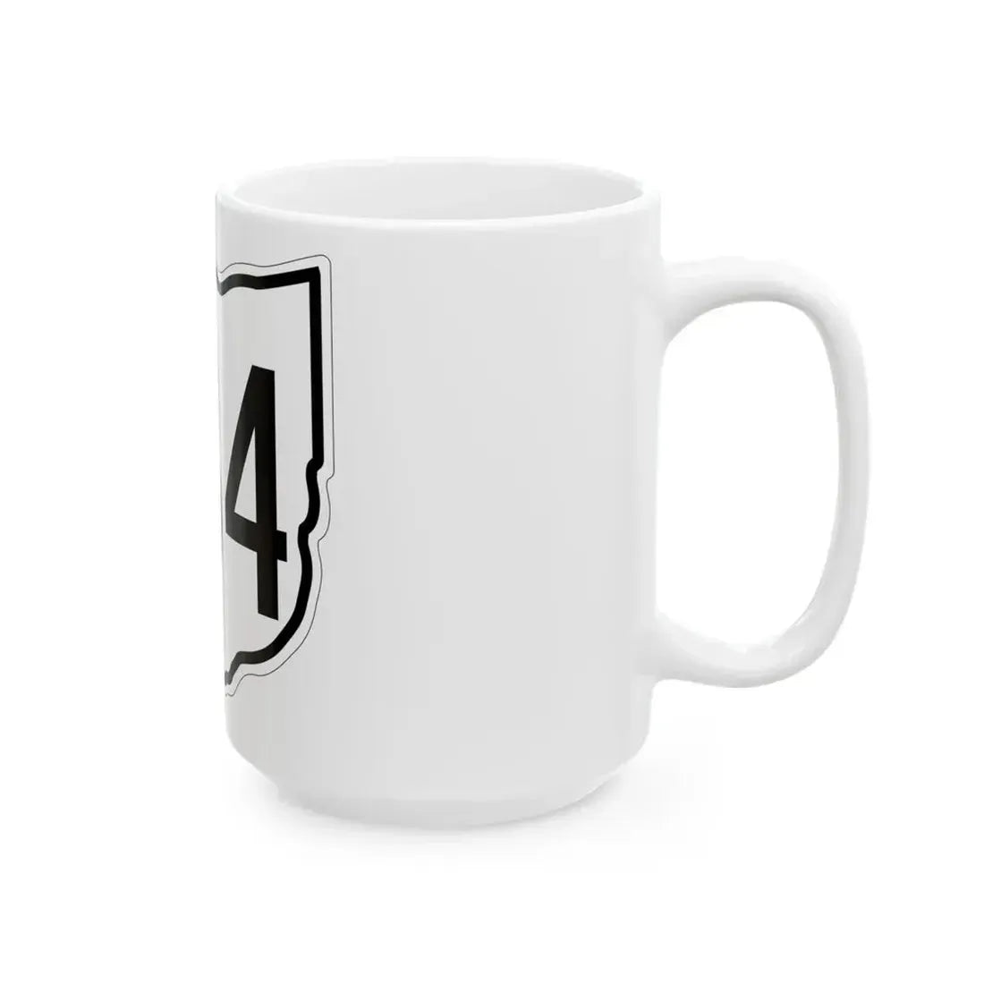OH-534 1960 (Ohio) (Road Sign) White Coffee Mug - Go Mug Yourself