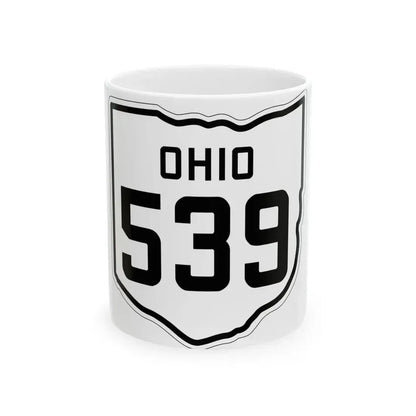 OH-539 1927 (Ohio) (Road Sign) White Coffee Mug 11oz - Go Mug Yourself
