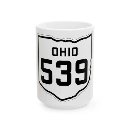 OH-539 1927 (Ohio) (Road Sign) White Coffee Mug 15oz - Go Mug Yourself