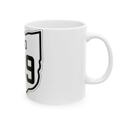 OH-539 1927 (Ohio) (Road Sign) White Coffee Mug - Go Mug Yourself