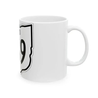 OH-539 1948 (Ohio) (Road Sign) White Coffee Mug - Go Mug Yourself