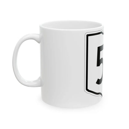 OH-54 1960 (Ohio) (Road Sign) White Coffee Mug - Go Mug Yourself