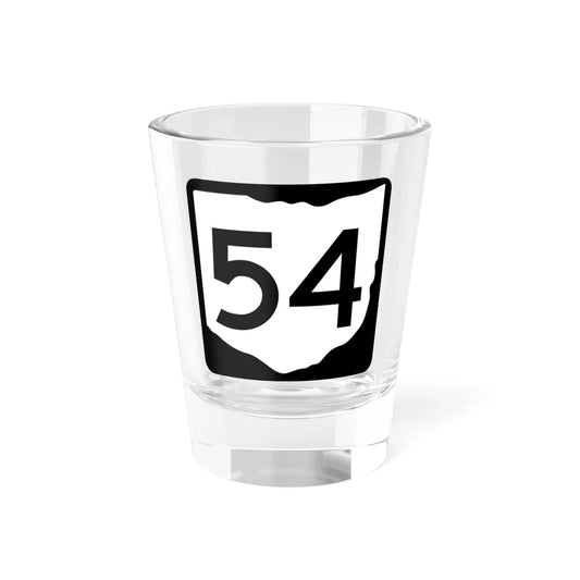 OH-54 (Ohio) (Road Sign) Shot Glass 1.5oz 1.5oz - Go Mug Yourself