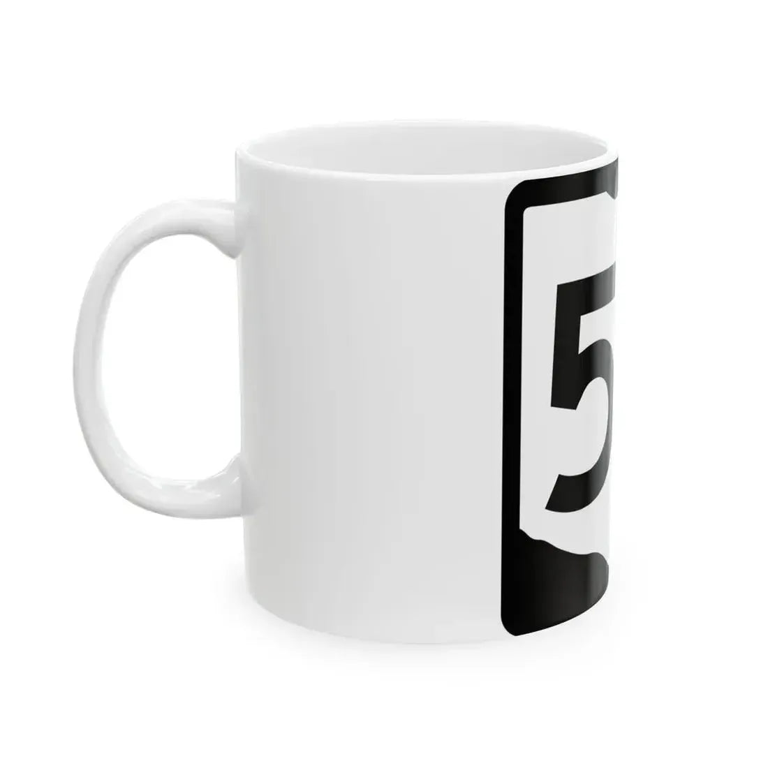 OH-54 (Ohio) (Road Sign) White Coffee Mug - Go Mug Yourself