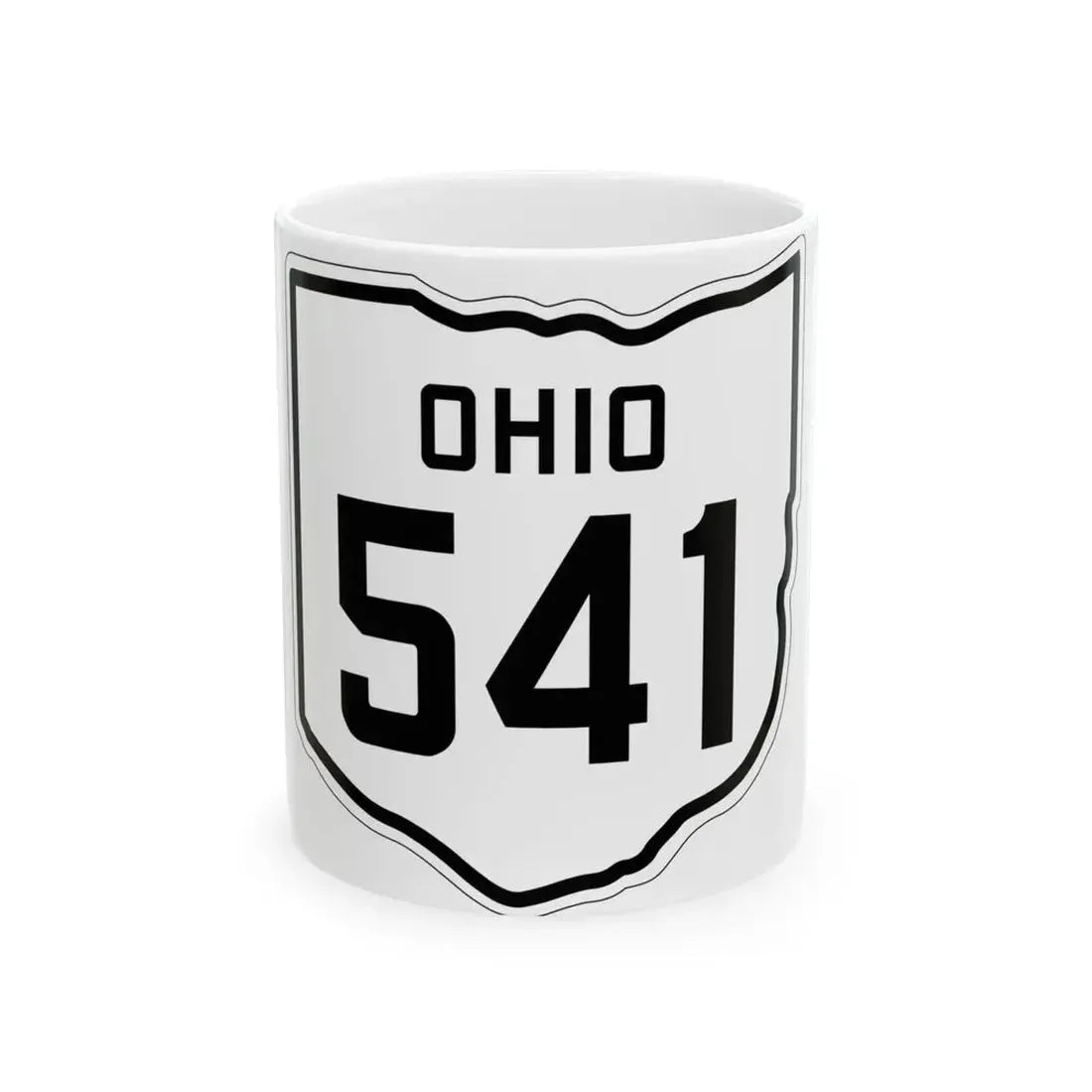 OH-541 1927 (Ohio) (Road Sign) White Coffee Mug 11oz - Go Mug Yourself