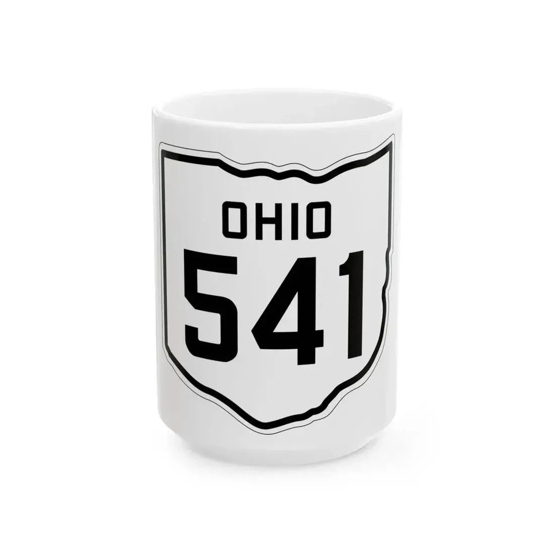 OH-541 1927 (Ohio) (Road Sign) White Coffee Mug 15oz - Go Mug Yourself