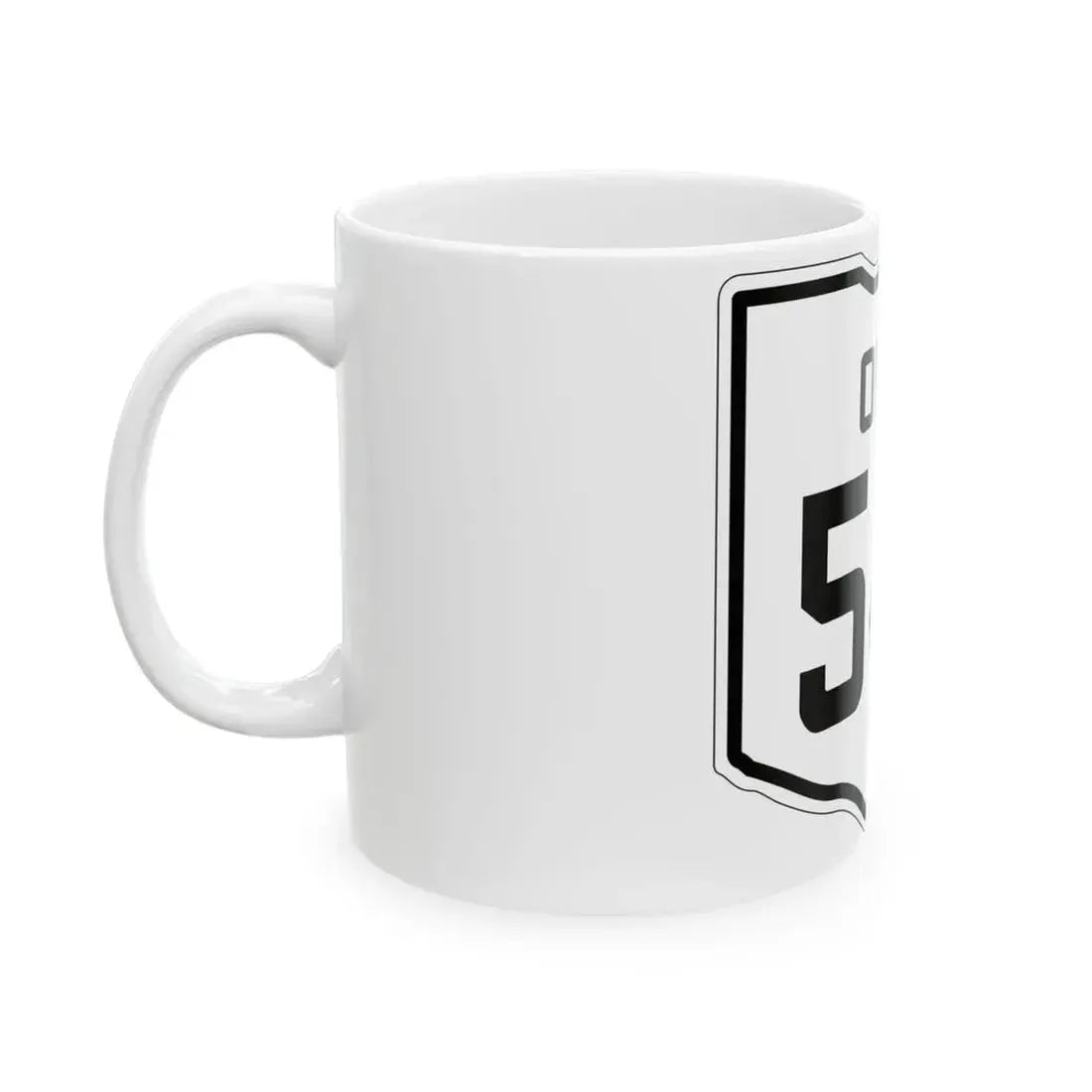 OH-541 1927 (Ohio) (Road Sign) White Coffee Mug - Go Mug Yourself