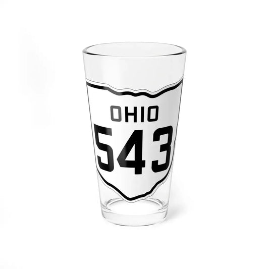 OH-543 1927 (Ohio) (Road Sign) Pint Glss 16oz 16oz - Go Mug Yourself