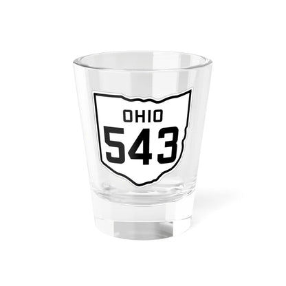 OH-543 1927 (Ohio) (Road Sign) Shot Glass 1.5oz 1.5oz - Go Mug Yourself