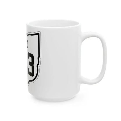OH-543 1927 (Ohio) (Road Sign) White Coffee Mug - Go Mug Yourself