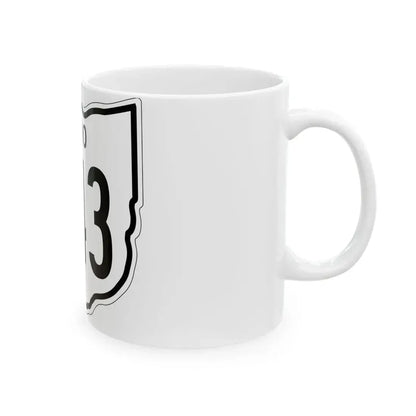 OH-543 1948 (Ohio) (Road Sign) White Coffee Mug - Go Mug Yourself