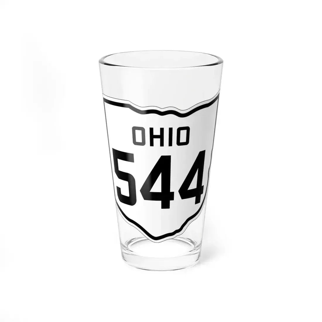 OH-544 1927 (Ohio) (Road Sign) Pint Glass 16oz 16oz - Go Mug Yourself