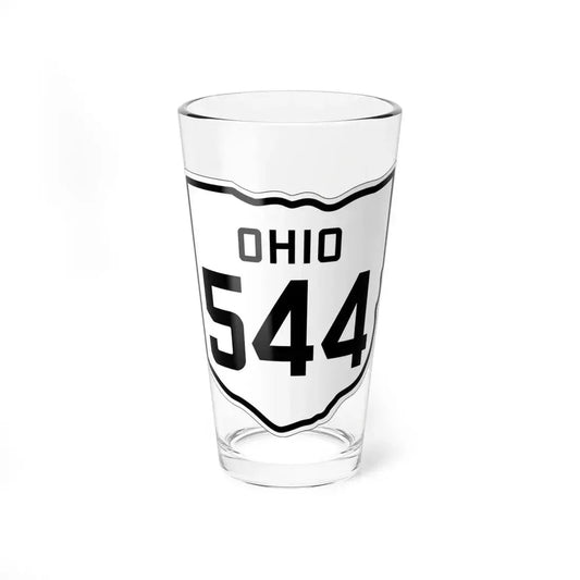 OH-544 1927 (Ohio) (Road Sign) Pint Glass 16oz 16oz - Go Mug Yourself
