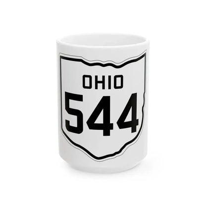 OH-544 1927 (Ohio) (Road Sign) White Coffee Mug 15oz - Go Mug Yourself