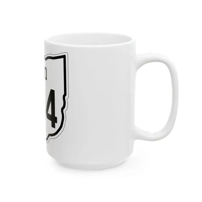 OH-544 1927 (Ohio) (Road Sign) White Coffee Mug - Go Mug Yourself