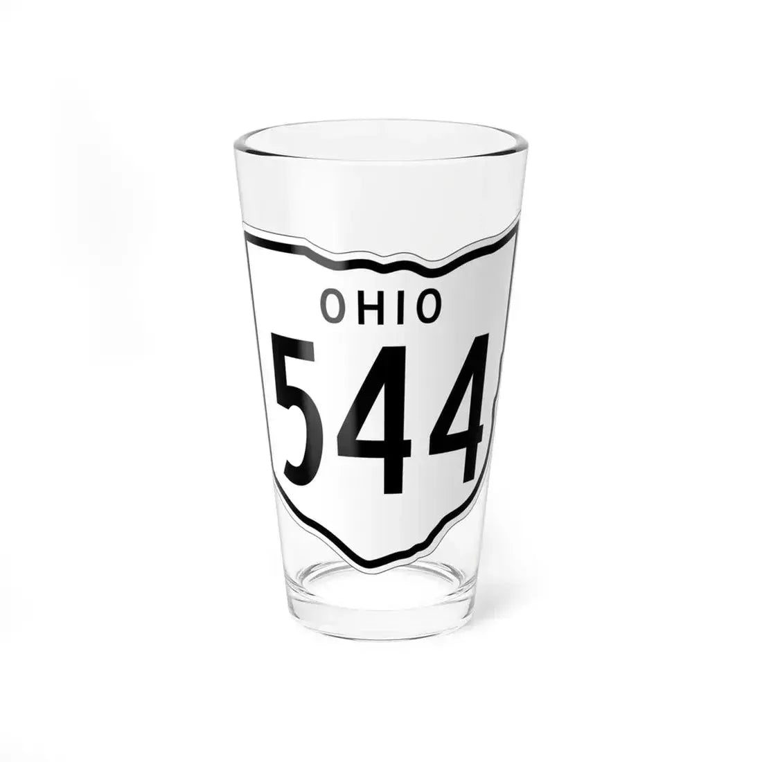 OH-544 1948 (Ohio) (Road Sign) Pint Glass 16oz 16oz - Go Mug Yourself