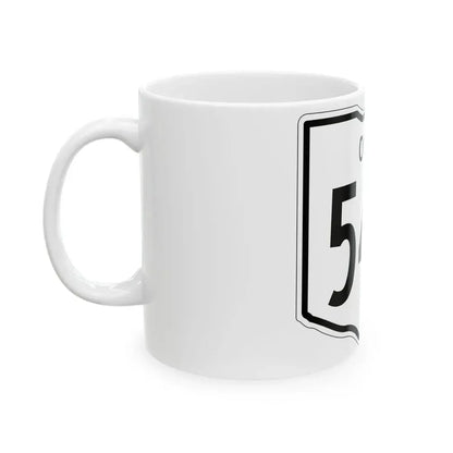 OH-544 1948 (Ohio) (Road Sign) White Coffee Mug - Go Mug Yourself